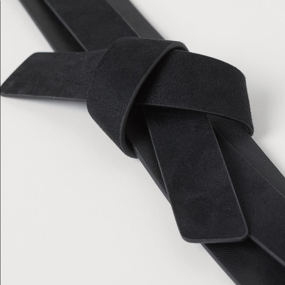 H&M Knot-detail Belt in Black (XS) New Without Tags - Picture 4 of 4